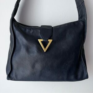 Liza Ganz New York Genuine Leather Shoulder Bag